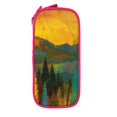 thumbnail image 2 of XMXY Trees Mountains Large Capacity Pencil Case, Portable Pencil Bags with Compartments Zipper Pink, 2 of 7