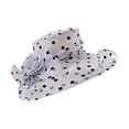 thumbnail image 2 of Eoperou Breathable Sunscreen Hat Wide Brim Lace Floral Design Dot Women Sunhat for Daily Wear, 2 of 8