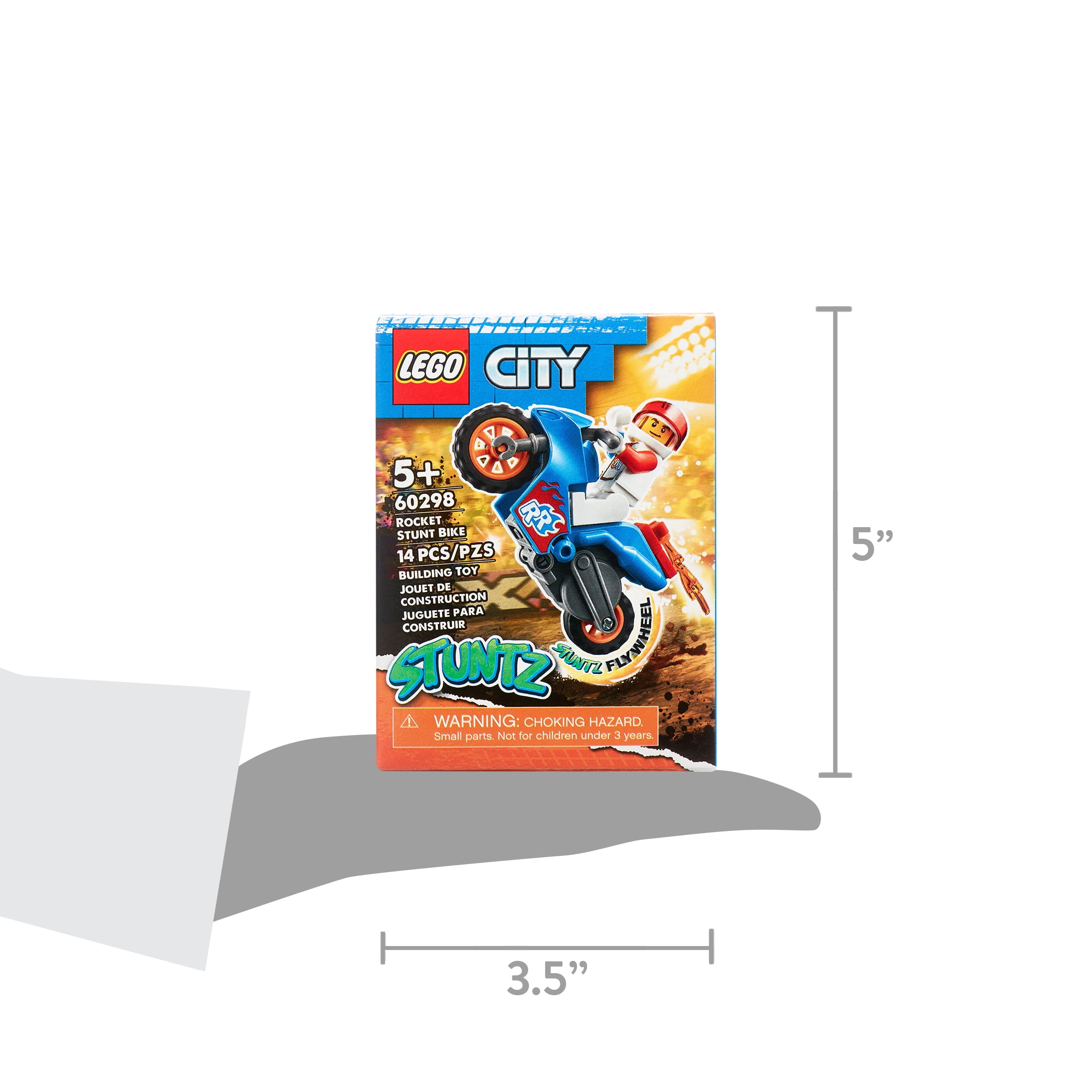 La moto de cascade de Feu LEGO® City Stuntz 60311 - La Grande Récré