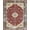 Red, Pattern 4, variant on ODIKA Vintage Ornamental Papel Distressed Scroll Border Burgundy Picado for Dorm Room, Small Living Apartment, Stain Resistant Low Profile