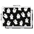 thumbnail image 6 of Halloween Cute Ghosts Pattern Summer Placemats Table Placemats Set Of 4-Linen Kitchen Washable Placemats Table Mats 11.8"x17.7" Non-Slip Heat Resistant, 6 of 6