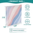 thumbnail image 3 of FORMRS 3 Ring Binder with Pockets 1.5" D-Rings Clip Board 200 Sheets Capacity, Abstract Blue, 3 of 8