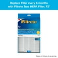 thumbnail image 5 of Filtrete by 3M Room Air Purifier, Large Room Tower, 290 Sq ft Coverage, White, True HEPA Filter Included, 5 of 8
