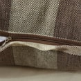 thumbnail image 3 of Coofit Check Pillow Case Linen Square Washable Cushion Pillow Cover Plaid Pillow Cover, 3 of 10