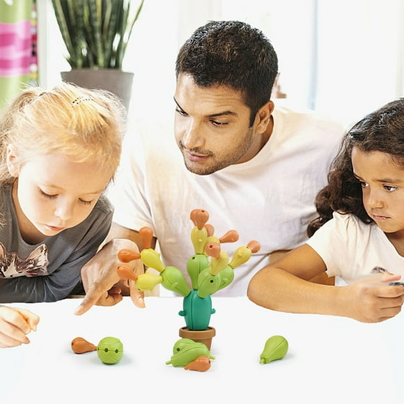 Drppepioners Stacking Blocks Clearance,Cactus Inserting Building Blocks Children's Concentration Training Cactus Children's Puzzle Early Education Toy,S