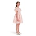 thumbnail image 2 of Kensie Girl Cap Sleeve Sequin Butterfly Soutache Mesh Dress, Sizes 4-16, 2 of 6