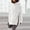 White, variant on KIHOUT Tops For Women Women Casual Long Sleeve Loose Solid Pocket Round Neck Medium And Long Tops Hoodies Sweatshirts Women Blouse