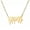 Gold, variant on Gross Funny Letter Fool Stainless Steel Chain Pendant Gold Silver Necklace Gift-Gold