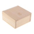thumbnail image 1 of Baúl de almacenamiento de madera natural sin pintar Strade Fareast Limited 3 piezas, 1 of 7