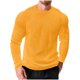 thumbnail image 4 of Color Su Propio Pijamas Hombres Fitness Home Wear Moda Suelta Casual Color Sólido Camiseta Deportes Top para Casual Diario, 4 of 5