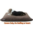 thumbnail image 3 of Dogbed4less Pet Bed Cover Set with Waterproof Liner and Zipper, 48 x 29 inch, Denim Brown, 2 Count, 3 of 7
