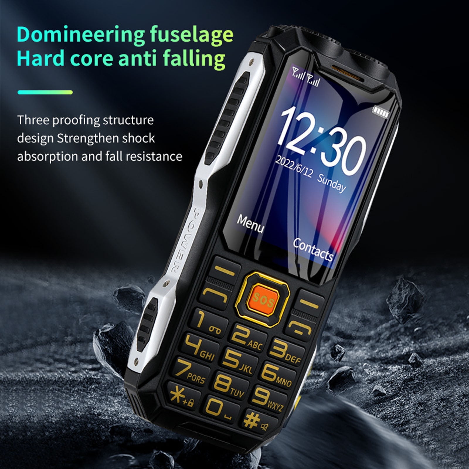 Thin Cell Phone Straight Old People's Cell Phone 2G Network Old People's Phone Of The Day Gifts For Womem/Men