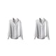 thumbnail image 1 of Qarigey Camisa de mujer Color sólido Primavera Trabajo Oficina Escuela Negocios Fecha Casual Ropa de calle suelta Tops para mujer Damas XXL XXL 2piezas, 1 of 6
