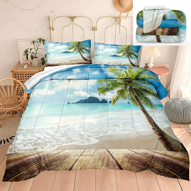 SOURCE Beach Comforter Set King Size Ocean Themed Bedding Comforter ...