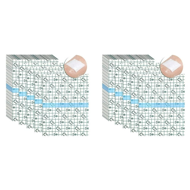 100 Pcs Patch de Douche Imperméable Jetable Transparent Bandage Extensible Couverture pour Tatouages Natation Douche