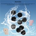 thumbnail image 4 of Pool Filter Reusable Filter Balls Washable Filter Balls Lightweight Black Filter Balls for Indoor Outdoor Pools Swimming Pools Aquarium Fish Tank Sand Filter System, 4 of 9