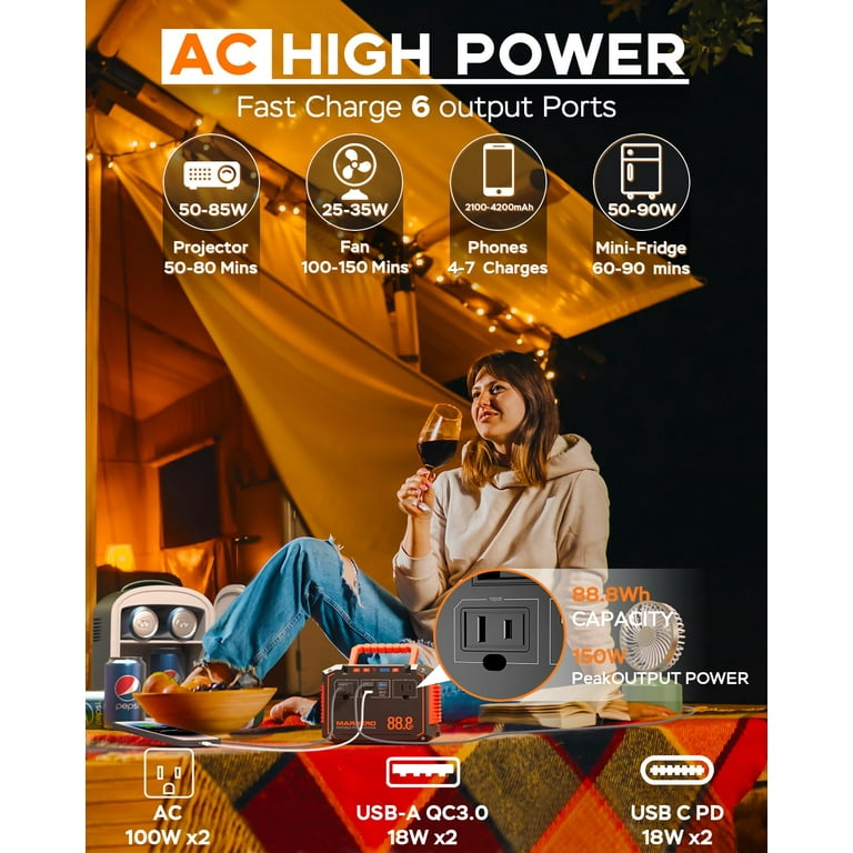 The Marbero Portable Power Station Is Over 40% Off At Amazon Life