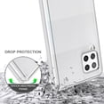 thumbnail image 3 of For Apple iPhone 14 Pro Max (6.7") Hybrid Slim Clear Transparent Shock-Absorption Bumper with TPU + Hard PC Back Frame Cover ,Xpm Phone Case [ Clear ], 3 of 8