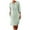 Green, variant on LYXSSBYX Long Sleeve Dresses New Fashion Casual Printing 1/2 Sleeve Round Neck Butto Women's Clothing Dress