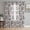 Black, variant on Farmhouse Black Semi Sheer Window Curtains 45 Inches Long, Vintage Flower Leaf Botanical Plant Rod Pocket Voile Chiffon Curtain Light Filtering Drapes for Living Room, Kitchen, 52"x45", 2 Panels
