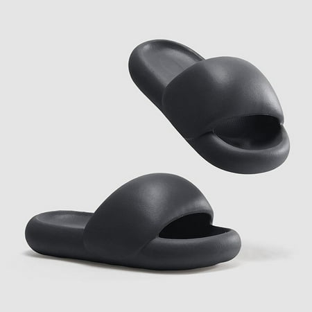 

CoCopeanut Fashionable Bread Slippers Women EVA Thick Bottom Soft Home Non-slip Summer New Sandals Couple Slides Casual Simple Woman Shoes