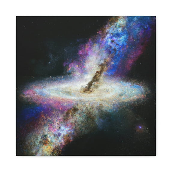Galaxy in Abstract Form - Canvas