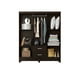 thumbnail image 2 of Ropero Closet Moderno Lotus 6 Puertas Y 2 Cajones Tabaco, 2 of 4