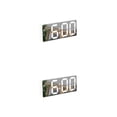 thumbnail image 4 of Inteprter Voice Control Digital Alarm Clock Display Mirror Clocks Home Table Decoration Brightness LED Two Decor for Makeup Living Room 2piezas, 4 of 6
