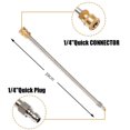 thumbnail image 3 of Pack of 2 High Pressure Washer Extension, Cleaning Tools Replacement Lance for High Pressure Washer, Gun, Cleaning Machine with 1/4 Quick Connection, 3 of 5