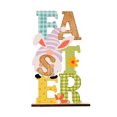 thumbnail image 2 of MOQLOM Easter Decorations Easter Wood Printing Decorations Easter Atmosphere Layout, 2 of 4