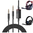 thumbnail image 1 of xianlin-Replacement Cord Cable for Astro A40 Headset with Inline Mute Button Audio Cable for Astro A10/A40/A40TR Gaming Headset,Compatible with PS5/PS4 Controller -Black Braided, 1 of 4
