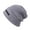 Grey, variant on Joernso Solid Color Winter Warm Hat Streetwear Cap High Elastic Ultra-Thick Unisex Autumn Winter Knitted Beanie Accessories