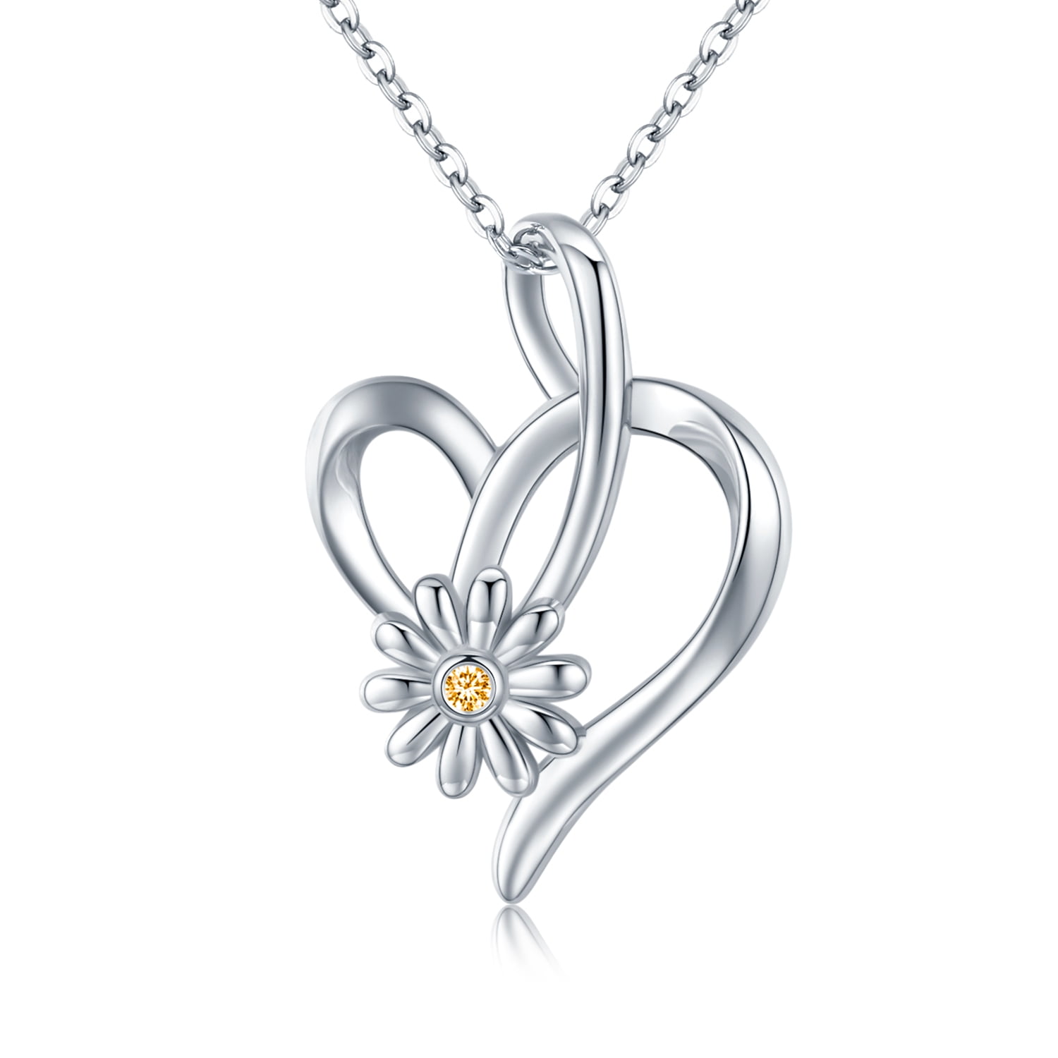 Coachuhhar Sunflower Necklace For Women Girls 925 Sterling Silver Heart Pendant Necklace You Are My Sunshine Sunflower Jewelry Gifts For Mom Girlfriend Walmart Com Coachuhhar Sunflower Necklace For Women Girls 925 Sterling Silver Heart Pendant Necklace You Are My Sunshine Sunflower Jewelry Gifts For Mom Girlfriend Walmart Com