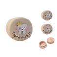 thumbnail image 3 of Geetinfly Tooth Box For Kids Cute Cartoon Round Wooden Storage Box Dropped First Milk Tooth Keepsake Storage Case For Boys Girls Gifts, 3 of 6