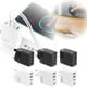 thumbnail image 4 of Cargador rápido de 36 W para teléfonos móviles, 5 V/4 A, adaptador europeo y británico con 2 puertos PD + 2 USB, cabezal de carga, 4 of 4