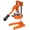 Orange, variant on Cast Iron Citrus Juicer, Extra-Large Manual Hand Press, Heavy Duty Countertop Squeezer for Fresh Orange Juice, Gray