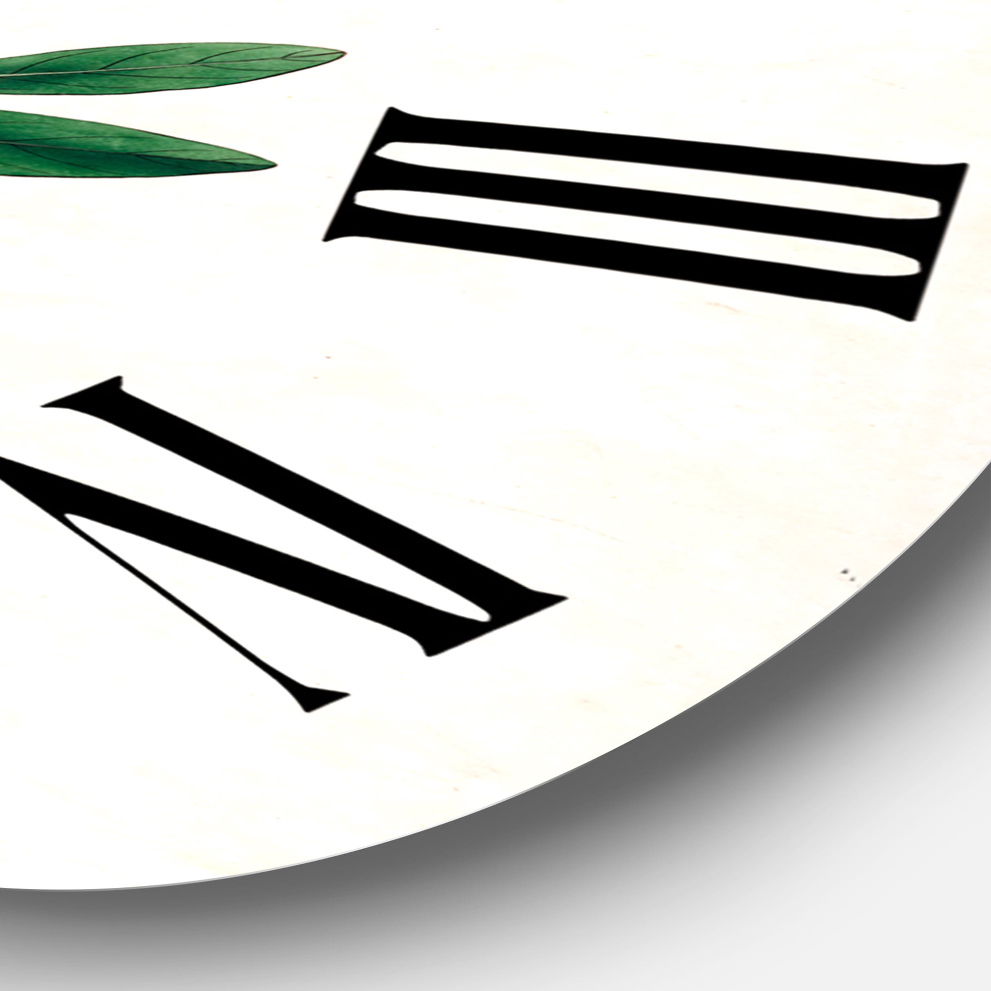 Designart 1 in Farmhouse Wall Clock