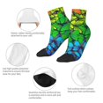 thumbnail image 5 of Naloa Rainbow Butterflies Ankle Socks for Women Non Slip Socks No Show Socks Classic Low Cut Casual Socks Casual Socks, 5 of 7