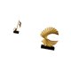 thumbnail image 5 of Escultura De Resina Con Forma De Onda Musical, Figura Creativa, Adorno De Mesa, Centro De Mesa Abstracto Para Escritorio, Dormitorio, Sala De Estar, Chimenea, Regalo De Inauguración De La Casa, 5 of 8