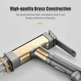 thumbnail image 3 of Mistaha Pull Out Kitchen Faucets With 2 Spray Modes Single-Handle 35 Inch Pull Down Bathroom, 3 of 8