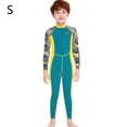 thumbnail image 2 of Trajes de buceo Traje de buceo Secado rápido Niños con manga larga Mangas largas y Pantalones Jumpsuit de carrocería de cuerpo completo para snorkeling Surfing Blue S seitruly OD003661-01, 2 of 7
