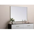 thumbnail image 6 of Metal frame rectangle mirror 36 inch x 48 inch in White, 6 of 6