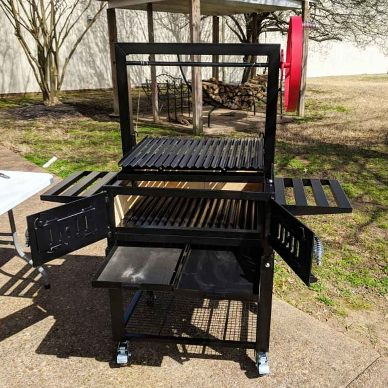 4'x3' Santa Maria Trailer BBQ Grill