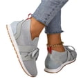 thumbnail image 3 of YOUYEDIAN Orthopedic Shoes for Women Arch Support Work Shoes Lightweight Non Slip Slip on Work Shoes Mesh Stretch Comfortable 2026 New Orthopedic Shoes (Light Gray), 3 of 5