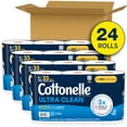 thumbnail image 2 of Papel higiénico Cottonelle Ultra Clean 24 Family Mega Rolls, 2 of 8