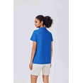 thumbnail image 3 of Pinspark Womens Golf Shirt Sun Protection Tennis Polo Stretch Athletic T Shirt Moisture Wicking Sport Tops with Collar, 3 of 8