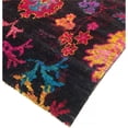 thumbnail image 3 of Pasargad Home Ikat 79" x 95" Sari Silk Fabric Area Rug in Multi-Color, 3 of 3