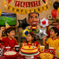 thumbnail image 3 of Kit De 5 Globos Metalicos Estrellas Del Futbol Soccer (Yamal), 3 of 5