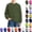 Army Green, variant on YOUYEDIAN Kids Long Sleeve Shirts Casual Soft Solid Color Pullover Top