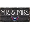 Washington Capitals 6" x 12" Mr. & Mrs. Sign